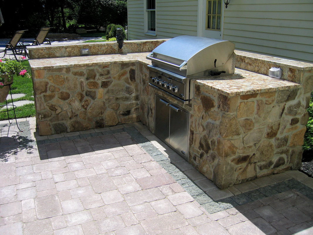 outdoor kitchen design, bbq