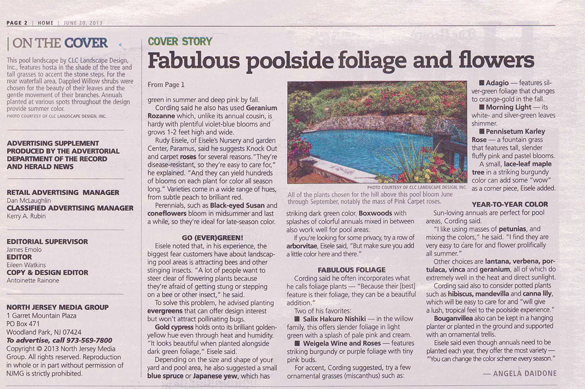 The Record - New Jersey Pool Landscaping (page 1)