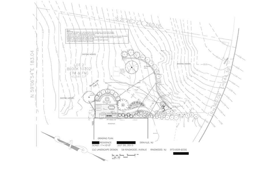 samplegradingplan CLC Landscape Design