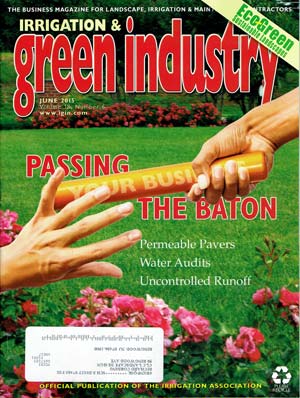 Cover of Irrigation & Green Industry featuring CLC Landscape Design
