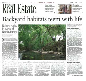 Article in The Record about Backyard Habitats - Page 1