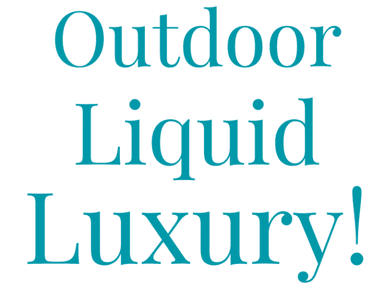 CLC Water Feature Spark Words branding graphic for NJ landscaping.
