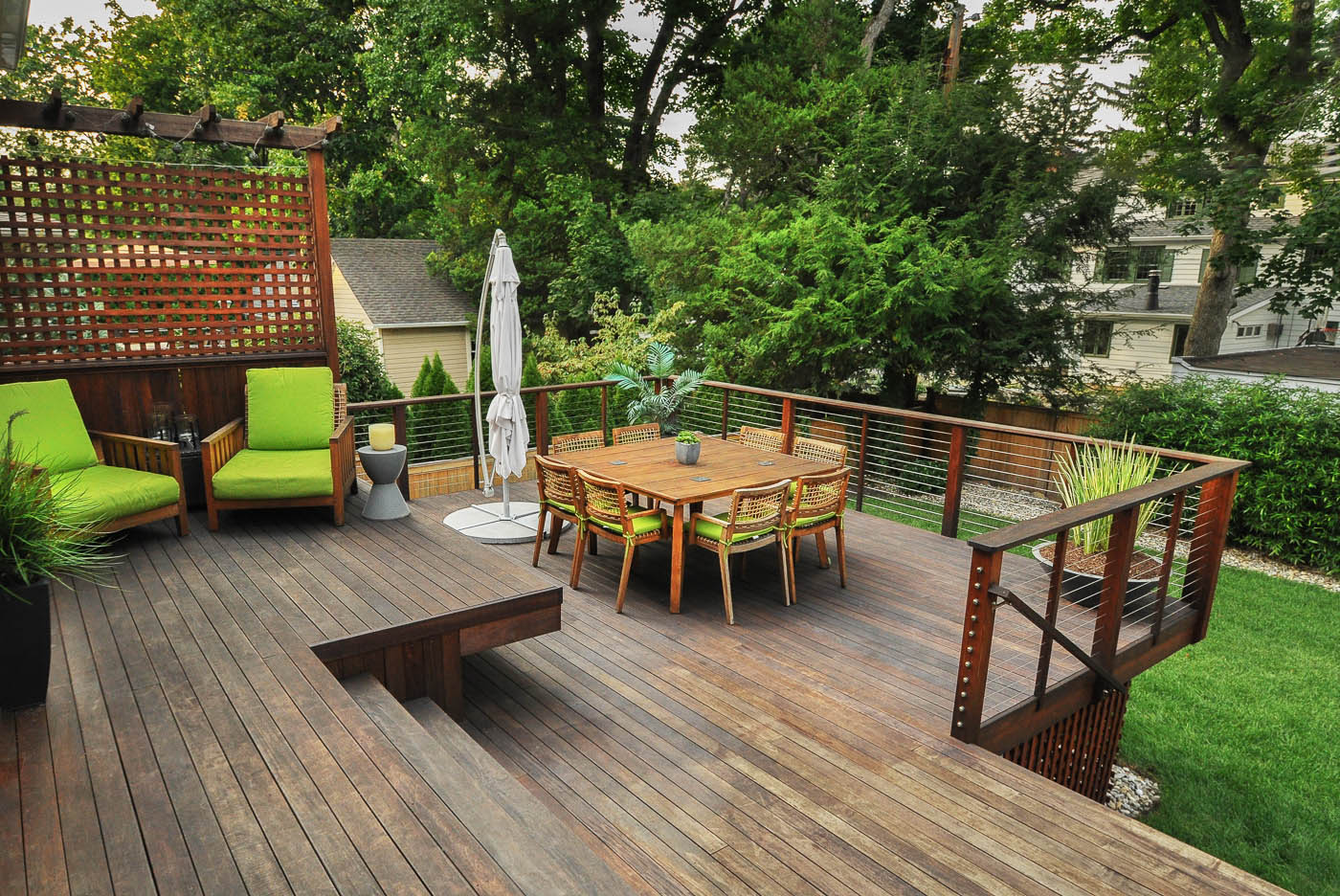 Montclair Modern Deck | NJ's Best Landscape Architect & Swimming Pool ...