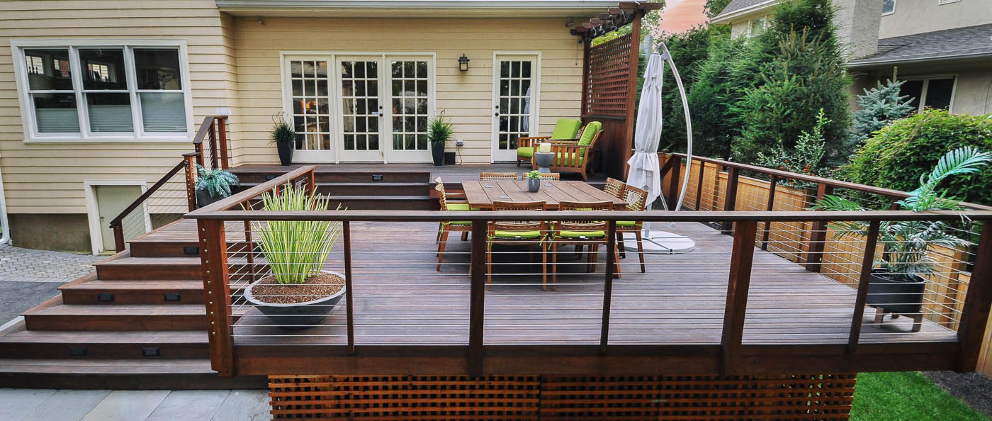Montclair Modern Deck | NJ's Best Landscape Architect & Swimming Pool ...